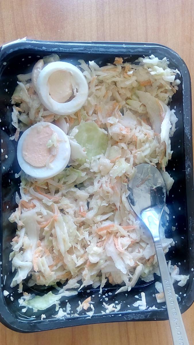 Coleslaw s vejcem